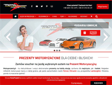 Tablet Screenshot of motoprezent.pl